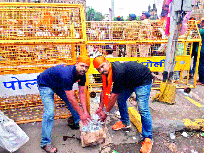 Cleanliness in Goddess of Godoli | गोडोलीच्या मावळ्यांकडून मुंबईत स्वच्छता