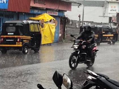 the intensity of rain increased in the western part In Satara district | सातारा जिल्ह्यात पश्चिम भागात पावसाचा जोर वाढला; दुपारनंतर संततधार..