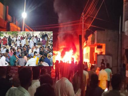 Riots over offensive posts in Satara district's Pusesawali, one dead, 15 serious; Arson and stone pelting on the police by the angry mob | Satara: पुसेसावळीत आक्षेपार्ह पोस्टमुळे दंगल, एकाचा मृत्यू, १५ गंभीर; संतप्त जमावाकडून जाळपोळ, पोलिसांवरही दगडफेक