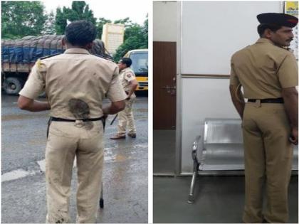 foot stamp on the back of the police; The real story of that photo, finally recognised! | पोलिसाच्या पाठीवर लाथ; 'त्या' फोटोमागची खरी कहाणी अखेर उलगडली! 