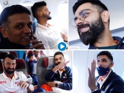 India tour of South Africa: ‘Fun, dance and frolic’ – Team India’s journey from Mumbai to Johannesburg, Watch Video | India tour of South Africa: BCCIच्या फोटोंमधून गायब झालेला विराट कोहली Videoत चमकला, सहकाऱ्यांसोबत मजामस्ती करताना दिसला, Video