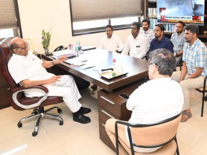 ratnagiri barsu refinery row satyajit chavan meets ncp chief sharad pawar in mumbai | बारसू रिफायनरी प्रश्नी सत्यजित चव्हाणांनी घेतली शरद पवारांची भेट; मुंबईत नेमकी काय चर्चा झाली?