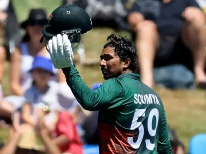 Despite Saumya Sarkar's knock of 169 runs, New Zealand is heavy on Bangladesh | सौम्या सरकारच्या १६९ धावांच्या खेळीनंतरही न्यूझीलंड बांगलादेशवर भारी