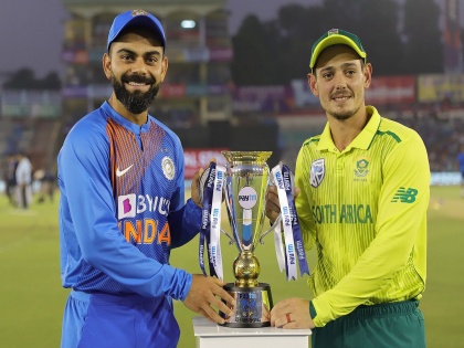 India vs South Africa, 3rd T20 : South Africa win by 9-wickets and level the T20I series | India vs South Africa, 3rd T20 : घरच्या मैदानावर हरला कोहली; दक्षिण आफ्रिकेची मालिकेत बरोबरी