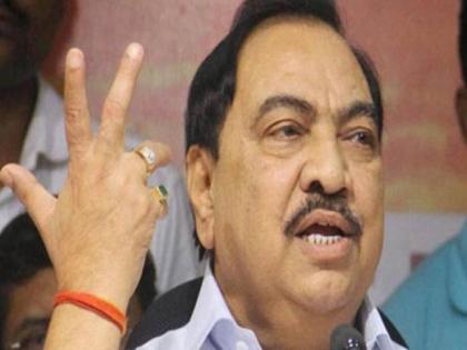 Khadse does not have chance to speech in the CM's rally | मुख्यमंत्र्यांच्या सभेत खडसेंना भाषणाचीही संधी नाही !