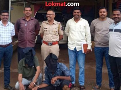 Two people were arrested from Sawantwadi in connection with the murder of a laborer | मिरजेत खून करून रातोरात सावंतवाडी गाठली; पोलिसांनी रंगकाम करतानाच मुसक्या आवळ्या Two people were arrested from Sawantwadi in connection with the murder of a laborer | मिरजेत खून करून रातोरात सावंतवाडी गाठली; पोलिसांनी रंगकाम करतानाच मुसक्या आवळ्या