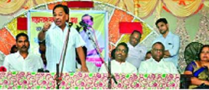  I will not be a minister: Rane, 'Swabhiman' rally 'Nobody can stop me' | मी मंत्री होणारच : राणे, ‘स्वाभिमान’चा मेळावा ‘कोणीही मला रोखू शकत नाही’