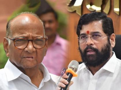 ncp chief sharad pawar reaction over chief minister eknath shinde visit ishaneshwar temple at sinnar | Maharashtra Politics: “महाराष्ट्रात असं होत नव्हतं, दौरा सोडून हात दाखवायला...”; शरद पवारांचा CM शिंदेंना टोला