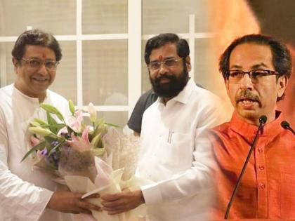 MNS chief Raj Thackeray changing color like a lizard Criticism by Shiv Sena | मनसे प्रमुख राज ठाकरे सरड्यासारखा रंग बदलणारे; शिवसेनेची बोचरी टीका