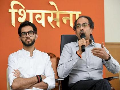 "Chief Minister, Cabinet Minister in the same family; Ministers from the Shinde group Shambhuraj Desai attacked Uddhav Thackeray, Aaditya Thackeray | एकाच कुटुंबात मुख्यमंत्री, कॅबिनेटमंत्री; शिंदे गटातील मंत्र्यांचा ठाकरेंना टोला