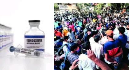 Coronavirus Pune: Large crowd of relatives of patients for 'Remedies' in Pune; From tomorrow, it will be available only at this place | Coronavirus Pune : पुण्यात 'रेमडिसिव्हर'मिळेना, उद्यापासून केमिस्ट पण नाही देणार; रुग्णांच्या नातेवाईकांनी जायचं कुठे?