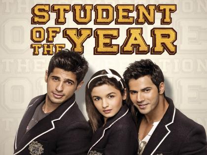 Alia-Siddharth and Varun's debut film 'Student of the Year' completes 11 years | आलिया-सिद्धार्थ आणि वरुणचा डेब्यू चित्रपट 'स्टुडंट ऑफ द ईयर' ला 11 वर्षे पूर्ण