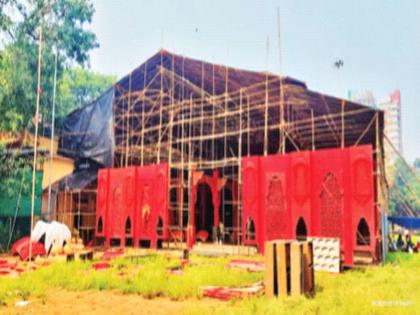 Durga of Bengal Club will be seated in the Divya Jyoti temple; Soil from the banks of river Ganges for making idols | बंगाल क्लबची दुर्गा दिव्य ज्योती मंदिरात होणार विराजमान; मूर्ती तयार करण्यासाठी गंगा नदीच्या किनाऱ्यावरील माती