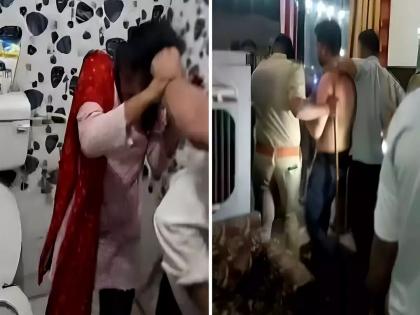 Doctor Wife Caught Offensively In Hotel With 2 Lovers at Kasganj, UP | डॉक्टर पत्नीला २ प्रियकरांसोबत हॉटेलमध्ये आक्षेपार्ह अवस्थेत पकडलं; पतीनं बेदम मारलं