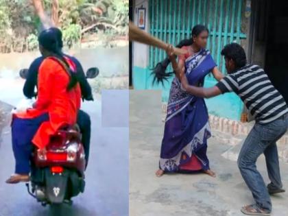 Big bang! husband was going to double seat with his lover, traffic police sent challan to his wife in Kerala immoral relationship | बडी धमाल! लफडेबाज नवरा परस्त्रीसोबत डबलसीट जात होता, घरी चलन आले अन् बायकोने पाहिले