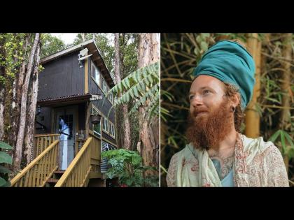 USA man left job in city start living in tree house in jungle in Hawaii | शहरी जगणं सोडून जंगलात राहू लागला, निसर्गाच्या सानिध्यात बनवलं खास घर