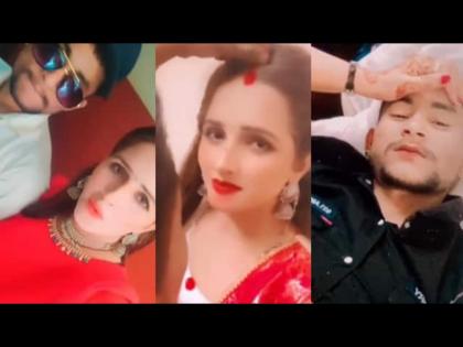 Seema haider and sachin romantic video goes viral watch video | सीमा हैदरने इन्स्टावर शेअर केला प्रायव्हेट व्हिडीओ, यूजर म्हणाले - कमाल....