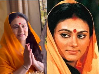 actress Deepika Chikhalia appeared as Sita again after 37 years fans get emotional | Video : ३७ वर्षांनंतर पुन्हा सीतेच्या रुपात दिसल्या अभिनेत्री दीपिका चिखलिया, चाहते भावूक