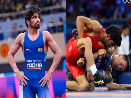 Paris Olympics 2024 Wrestling : Gold dream shattered again; Aman Sehrawat lost in the semi finals, the hope of 'Bronze' remains | पुन्हा Gold चे स्वप्न भंगले; अमन सेहरावतचा सेमी फायनलमध्ये पराभव, 'ब्राँझ'ची आशा कायम...