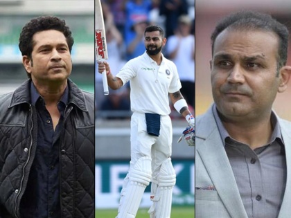 India vs Australia : Virat Kohli to fulfill my and Sachin Tendulkar's dream, Virender Sehwag | India vs Australia : माझं अन् सचिनचं स्वप्न 'विराट'सेनाच पूर्ण करणार, सेहवागला विश्वास