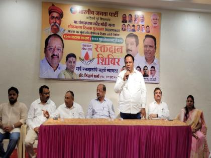 1044 units record blood collection in North Mumbai today Presence of MLA Ashish Shelar | उत्तर मुंबईत आज १०४४ युनिट विक्रमी रक्त संकलन; आमदार आशिष शेलार यांची उपस्थिती