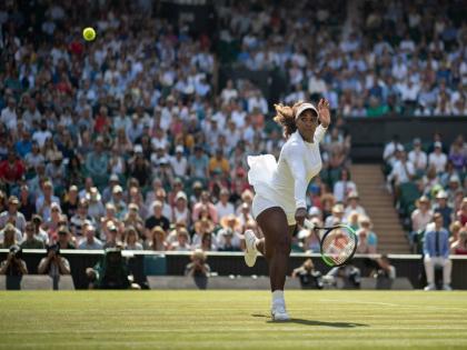 Wimbledon 2018: Superman's sorrow; Serena's tears were not seen by the girl's first step | Wimbledon 2018 : सुपरमॉमचं दुःख; मुलीचं पहिलं पाऊल पाहता न आल्यानं सेरेनाला अश्रू अनावर