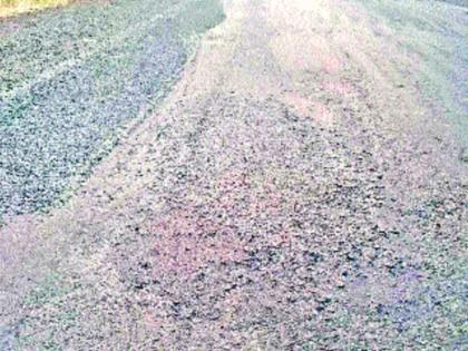 The excavation on the SEZ road, the Lokmat News Impact | सेझ रस्त्यावरील खड्डे बुजवले, लोकमत न्यूज इम्पॅक्ट