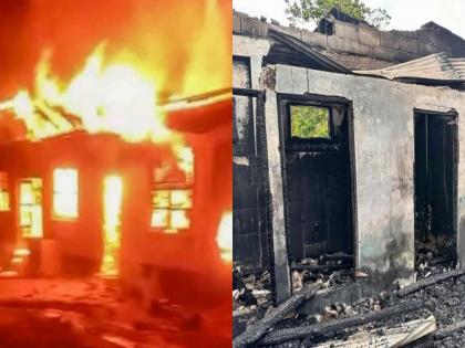 In Guyana, 14-year-old girl sets fire to school after teacher confiscates mobile; 20 deaths | टीचरने मोबाईल जप्त केला म्हणून १४ वर्षीय मुलीनं शाळेला आग लावली; २० मृत्यू