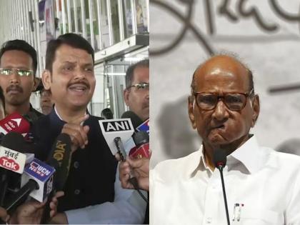 Devendra Fadnavis' warning to Sharad Pawar; 'If you decide to teach morality to BJP, we will have to go to history' | देवेंद्र फडणवीसांचा शरद पवारांना इशारा; 'भाजपला नैतिकता शिकवायची ठरवली तर इतिहासात जावे लागेल'