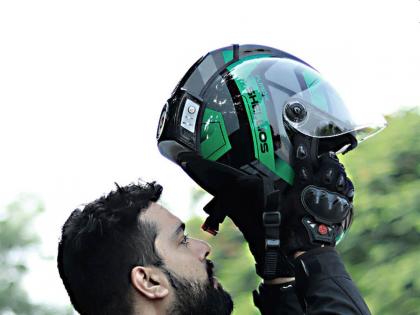 Startup Shellios Technolabs developed Air Purifier Helmet PUROS for pure air on roads while driving | Air Purifier Helmet: अफलातून हेल्मेट! वाहतूक कोंडी, सिग्नल कुठेही फिरा, मिळणार स्वच्छ हवा