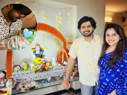 on the occasion of ganesh chaturthi marathi actor shashank ketkar prayed for giving time to his son | शशांक केतकरने बाप्पाकडे केली भावूक मागणी, म्हणाला, "दमलेल्या बाबाची..."