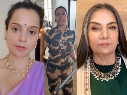 Shabana Azmi reacts to Kangana Ranaut got slapped by CISF security woman officer says this is not right | 'कंगनासाठी प्रेम नाही पण...', शबाना आजमी यांची प्रतिक्रिया चर्चेत; 'थप्पड' प्रकरणावर केलं भाष्य