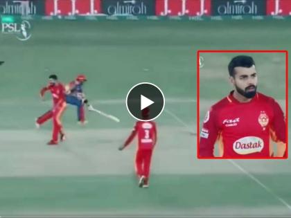 PSL 8: Shadab Khan uses inappropriate language in match between Multan Sultans and Islamabad United, Video  | पाकिस्तानी क्रिकेटपटूने लाईव्ह मॅचमध्ये सहकाऱ्याला दिली शिवी, नंतर तोंड लपवण्याची शोधावी लागली जागा, Video