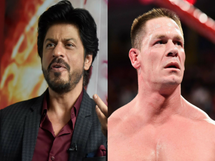 WWE champion John Cena shares Shahrukh Khans quote, Srk thanks him | WWE स्टार जॉन सीना झाला शाहरुख खानचा जबरा फॅन 