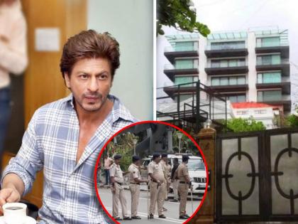 Police security increased outside Shah Rukh Khans Mannat video viral know the reason | शाहरुख खान अडचणीत? ‘मन्नत’बाहेरील पोलीस सुरक्षेत वाढ, समोर आलं मोठं कारण