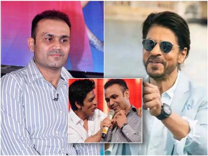 virender sehwag special post on shah rukh khan birthday goes viral | "बाप बाप होता है", किंग खानच्या वाढदिवसानिमित्त वीरेंद्र सेहवागची हटके पोस्ट