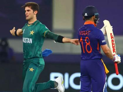 Ind Vs Pak : Will send half the Indian team to the tent and..., warns Shaheen Shah Afridi ahead of high stakes clash | Ind Vs Pak : भारताच्या निम्म्या संघाला तंबूत पाठवेन आणि..., हायहोल्टेज लढतीपूर्वी शाहीन आफ्रिदीचा इशारा 