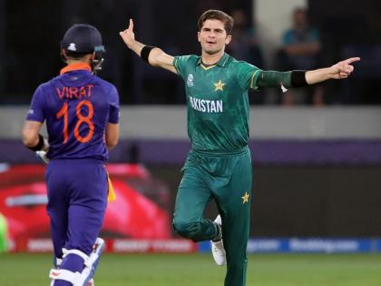 IND vs PAK Pakistan Pacer Shaheen Shah Afridi Dream Hat Trick Features These Three Indian players | IND vs PAK Shaheen Afridi: "रोहित, विराट आणि..."; शाहीन आफ्रिदी म्हणतो 'या' तीन खेळाडूंची हॅटट्रिक घ्यायला आवडेल