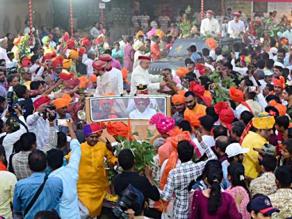 Shahi Dussehra celebrations paid off in the blink of an eye, historic Dussehra Chowk | शाही दसरा सोहळ्याने फेडले डोळ्यांचे पारणे, ऐतिहासिक दसरा चौकात झाले सिमोल्लंघन