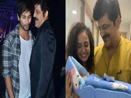 Shahid Kapoor’s stepfather and Ishaan Khatter’s father Rajesh Khattar introduces baby son PSC | पहिल्यांदाच शाहिद कपूरच्या छोट्या भावाचा फोटो आला समोर, आहे केवळ आठ महिन्यांचा