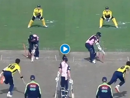 Shaheen Afridi becomes first Pakistani to take 4 consecutive wickets in T20 cricket, Watch Video | Video : पाकिस्तानी गोलंदाजानं ट्वेंटी-20 केला कहर, सहा विकेट्स त्याही 'Bowled'; चार चेंडूंत टीपले चार गडी