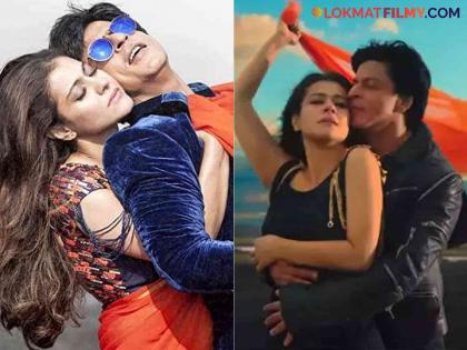 bollywood actress kajol saved shahrukh khan life while shooting in dilwale movie gerua song | 'दिलवाले'चा सेट अन्... चित्रपटाच्या शूटिंगवेळी काजोलने वाचवले होते शाहरुखचे प्राण; नेमकं काय घडलेलं?