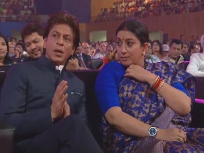 bollywood actor Shah Rukh Khan named my elder daughter relationship with family for 30 years smriti irani explained | “शाहरूख खाननं ठेवलं माझ्या मोठ्या मुलीचं नाव, कुटुंबाशी ३० वर्षांपासूनच नातं”