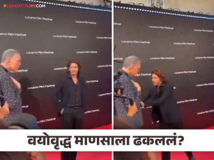 Shahrukh Khan viral video netizens upset over his behaviour with aged man | Video: शाहरुखवर नेटकरी नाराज, 'त्या' व्हिडिओनंतर किंग खानवर होतेय जोरदार टीका