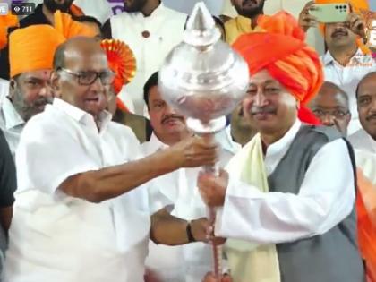 Shahu Chhatrapati 75th birthday: Rajrishi Chhatrapati Shahu Maharaj's legacy was well managed by Shahu Chhatrapati, Praise of Sharad Pawar | Shahu Chhatrapati 75th birthday: राजर्षींचा वारसा शाहूंनी उत्तमप्रकारे सांभाळला, शरद पवारांचे गौरवोद्गार