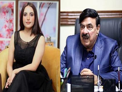 Hareem Shah prank calls Sheikh Rasheed, gets slammed by the politician | शो दरम्यानच टिकटॉक स्टारनं पाकच्या गृहमंत्र्यांना कॉल केला; Video व्हायरल, काय घडलं?