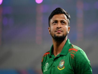 Bangladesh Cricket Board said Shakib Al Hasan's safety is not in our hands | हत्येचा आरोप अन् सुरक्षा! शाकिबच्या अडचणी वाढल्या; बांगलादेश क्रिकेट बोर्डानं स्पष्टच सांगितलं