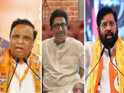 After Eknath Shinde, Ashish Shelar met Raj Thackeray; A meeting was held on 'Shivatirtha' | एकनाथ शिंदेनंतर आशिष शेलारांनी घेतली राज ठाकरेंची भेट; 'शिवतीर्थ'वर झाली बैठक