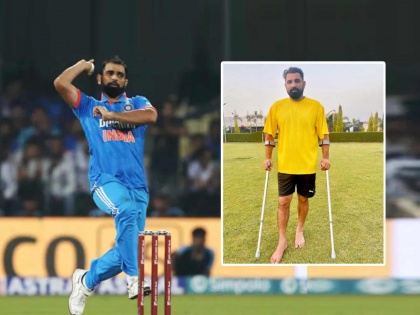Mohammed Shami all set to comeback in Team India shares photo on social media gives latest update about injury recovery | "यापुढची वाट नक्कीच कठीण असेल पण..."; मोहम्मद शमीने इन्स्टाग्रामवरून शेअर केला लेटेस्ट फोटो