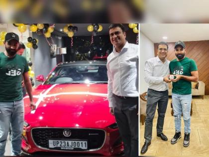 Indian cricketer Mohammad Shami buys new Jaguar F Type sports car worth Rs 98 lakh see photos | Mohammad Shami: मोहम्मद शमीने घेतली आलिशान Jaquar Sports Car; ३ सेकंदात स्पीड १०० पार, किंमतही तशीच